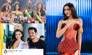 Miss Grand Myanmar khóc nức nở, tháo tiara và sash Á hậu 2 ngay trên sân khấu 