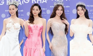 Á hậu Phương Nhi xinh như công chúa tại họp báo Chung khảo Miss World Vietnam 2023