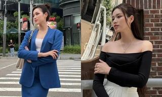 Thời tiết mới chớm Thu, Hoa hậu Đỗ Thị Hà đã thay đổi phong cách bất ngờ