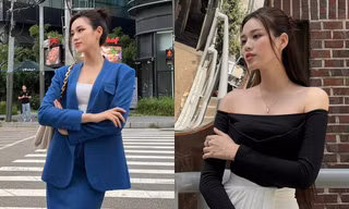 Thời tiết mới chớm Thu, Hoa hậu Đỗ Thị Hà đã thay đổi phong cách bất ngờ