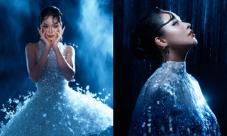 Hoa hậu Thanh Thủy làm nàng thơ BST The Light of Water của NTK Lê Thanh Hòa