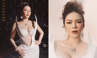 Lý Nhã Kỳ lại gây choáng khi đeo bộ trang sức 15 tỷ đi dự show thời trang Đỗ Long