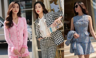 Hoa hậu Lương Thùy Linh khoe khéo đôi chân dài 1m22 trong trang phục mùa Thu thời thượng