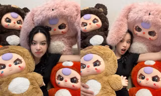 Hoa hậu Thanh Thủy "đu trend" đập kiện hộp mù Baby Three siêu dễ thương