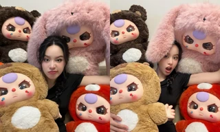 Hoa hậu Thanh Thủy "đu trend" đập kiện hộp mù Baby Three siêu dễ thương