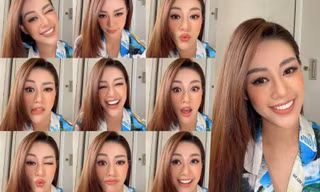 Hoa hậu Khánh Vân làm clip hướng dẫn trang điểm cực xinh nhưng netizen lại bảo như tấu hài