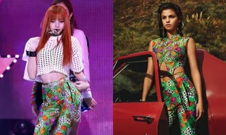 Lisa BLACKPINK nhiều lần mặc đụng hàng Selena Gomez, ai mặc đẹp hơn?