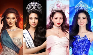 Ngắm sắc vóc 4 người đẹp đại diện Việt Nam tại các cuộc thi nhan sắc quốc tế