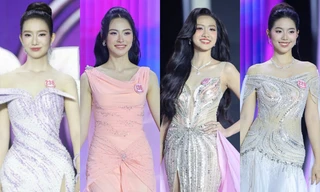 Trang phục dạ hội lộng lẫy của Top 10 thí sinh xuất sắc nhất Hoa hậu Việt Nam 2024