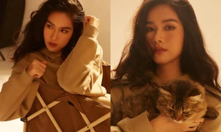 Nhan sắc Á hậu Phương Anh ngày càng thăng hạng, gần như tỉ lệ thuận với trình độ ngoại ngữ