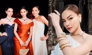 Hồ Ngọc Hà đeo trang sức hơn 30 tỷ, đọ dáng bên 2 nhan sắc hàng đầu châu Á