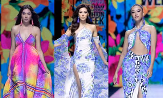 Hoa hậu Khánh Vân và Á hậu Kim Duyên khoe trình catwalk đỉnh cao trong show của Adrian Anh Tuấn