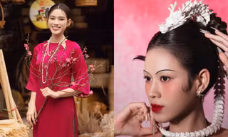 Hoa hậu Đỗ Thị Hà thử phong cách trang điểm lông mày siêu mảnh, trông ra sao?
