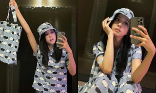 Jisoo BLACKPINK khoe set đồ mặc nhà kiểu gì mà khiến netizen sục sôi tìm kiếm nhãn hiệu?