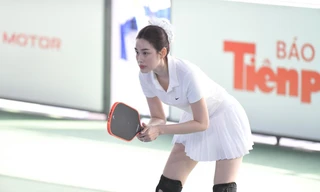 Hoa hậu Đỗ Thị Hà khai màn Giải Vô địch Pickleball Việt Nam 2025 tại TP.HCM