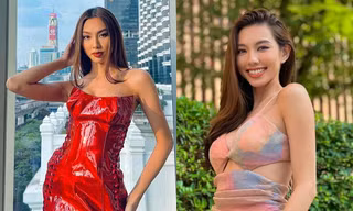 Không hổ danh "Miss cut-out", Hoa hậu Thùy Tiên tiếp tục khoe các thiết kế cắt xẻ hiểm hóc