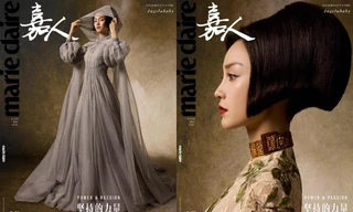 Làm đại sứ thương hiệu phải đỉnh như Angela Baby, lên bìa 2 tạp chí lớn trong cùng tháng