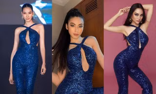 Đụng độ mẫu jumpsuit lấp lánh, Á hậu Ngọc Thảo, Hoàng Thùy, Mai Phương - ai nổi bật hơn?