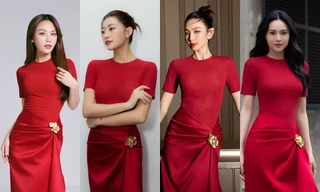 Đụng hàng váy áo với dàn hậu Việt, Ninh Dương Lan Ngọc vẫn "về nhất" nhờ điểm này