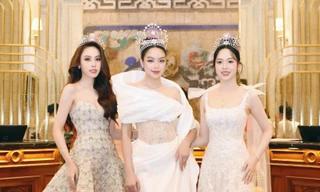 Hoa hậu Thanh Thủy đẹp tựa nữ thần tại thảm đỏ Chung kết Hoa hậu Việt Nam 2024