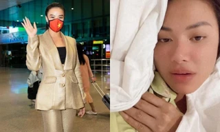 Á hậu Kim Duyên chia sẻ "lúc đi hết mình lúc về 2 vạch" khiến người hâm mộ vô cùng lo lắng