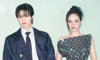 Phí Phương Anh chung khung hình với F4 Thái Lan Win Metawin tại sự kiện