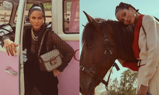 Ngắm Hoa hậu H'Hen Niê hóa thân thành cô gái du mục giữa thảo nguyên hoang dã