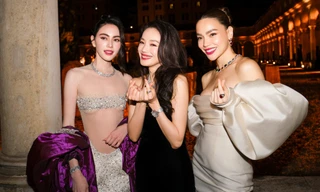 Hồ Ngọc Hà lần đầu đọ sắc cùng Thư Kỳ, hội ngộ "ma nữ" Mai Davika tại Rome