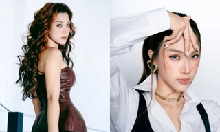 "Chị đẹp" Hoàng Oanh thử sức với tạo hình cá tính trong loạt ảnh chào năm mới