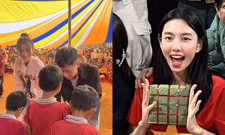 Hoa hậu Thùy Tiên đón năm mới ý nghĩa cùng Quang Linh Vlogs và Team châu Phi
