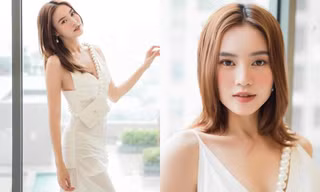 Ninh Dương Lan Ngọc khoe thần thái ngọc nữ trong mẫu váy trắng với thiết kế không dễ mặc