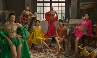 Hoa hậu Tiểu Vy, Lương Thùy Linh đọ sắc cùng các siêu mẫu trong BST mới của Lê Thanh Hòa