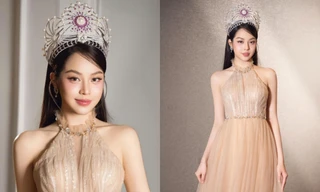 Hoa hậu Thanh Thủy khoe nhan sắc dịu ngọt cùng vương miện Hoa hậu Việt Nam