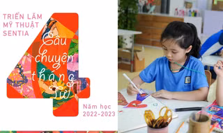 Câu chuyện tháng Tư - triển lãm nghệ thuật được kể bằng các tác phẩm của học sinh