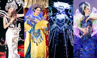 Trang phục Dân tộc độc đáo, mang cảm hứng về tương lai tại Miss Cosmo Vietnam 2023