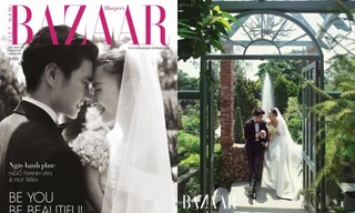 Bộ ảnh cưới đẹp mê mẩn, kể lại “câu chuyện tình yêu” của Huy Trần và Ngô Thanh Vân