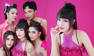 Á hậu Thủy Tiên và học trò Miss International Queen Vietnam tung bộ ảnh tông hồng ấn tượng