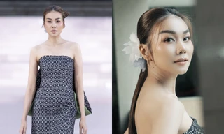 Thanh Hằng thấy hồi hộp khi diễn vị trí vedette trong show của NTK người Indonesia