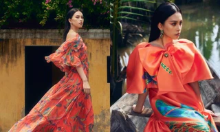 Hoa hậu Tiểu Vy hóa "nàng thơ phố Hội" trong loạt thiết kế rực sắc màu