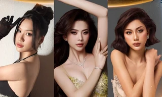 Một người đẹp Top 10 Miss Universe Vietnam gây chú ý khi lại đi thi Hoa hậu