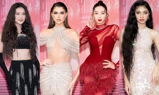 Á hậu Minh Kiên lần đầu đọ sắc cùng dàn hậu quốc tế tại Bán kết Miss Grand International 2023