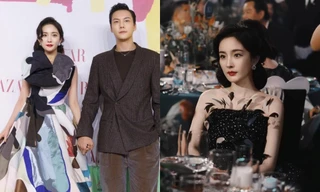 Dương Mịch nắm chặt tay Trần Vỹ Đình trên thảm đỏ, chiếm trọn spotlight Đêm hội BAZAAR