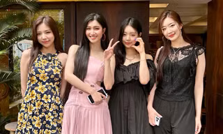 Á hậu Phương Nhi khoe nhan sắc “một 9 một 10” bên dàn người đẹp đến từ Hàn Quốc