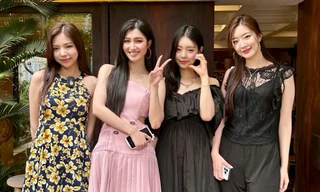 Á hậu Phương Nhi khoe nhan sắc “một 9 một 10” bên dàn người đẹp đến từ Hàn Quốc