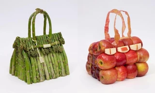 "Ngỡ ngàng bật ngửa" với bộ sưu tập túi xách Hermès làm từ rau xanh, hoa quả
