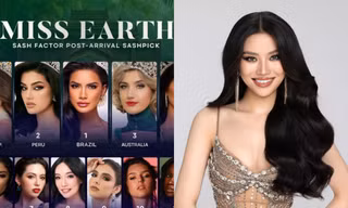 Đại diện Việt Nam không có tên trong BXH Post-Arrival tại Miss Earth 2024