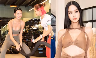 Á hậu Bảo Ngọc tập luyện siết vóc dáng, sẵn sàng chinh chiến tại Miss Intercontinental 2022