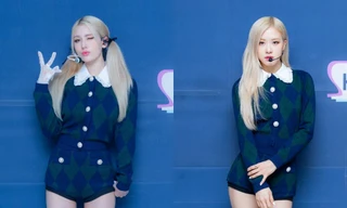 Mặc set đồ giống Rosé BLACKPINK, Jeon Somi khiến fan tranh cãi “đụng hàng” hay “mặc lại”?
