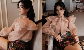 Lâu lắm mới tung ảnh, Hoa hậu Đỗ Thị Hà đổi phong cách “bánh bèo” nhưng cực cuốn hút