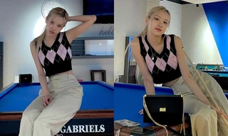 Rosé BLACKPINK có tỉ lệ cơ thể hoàn mỹ thế nào mà chụp ảnh ngồi vẫn thấy chân dài miên man